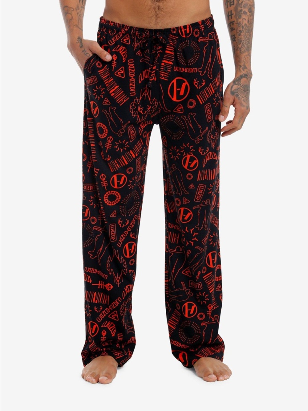 Sold Hot Topic Twenty One Pilots Clancy Lounge Pants Size Large EUC